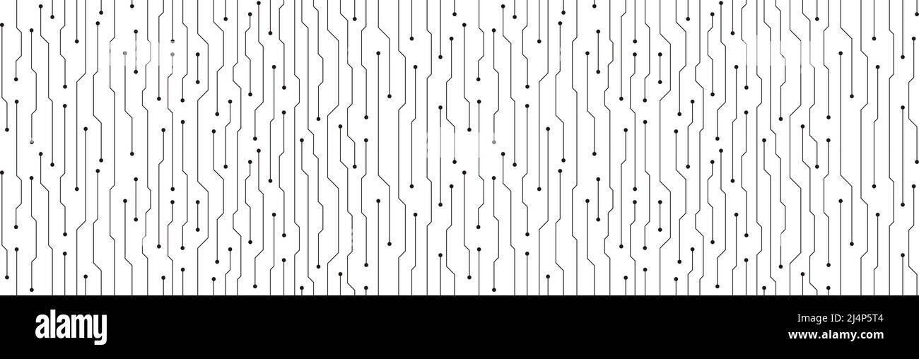 Trama della scheda a circuito stampato sfondo, pattern senza giunture Illustrazione Vettoriale