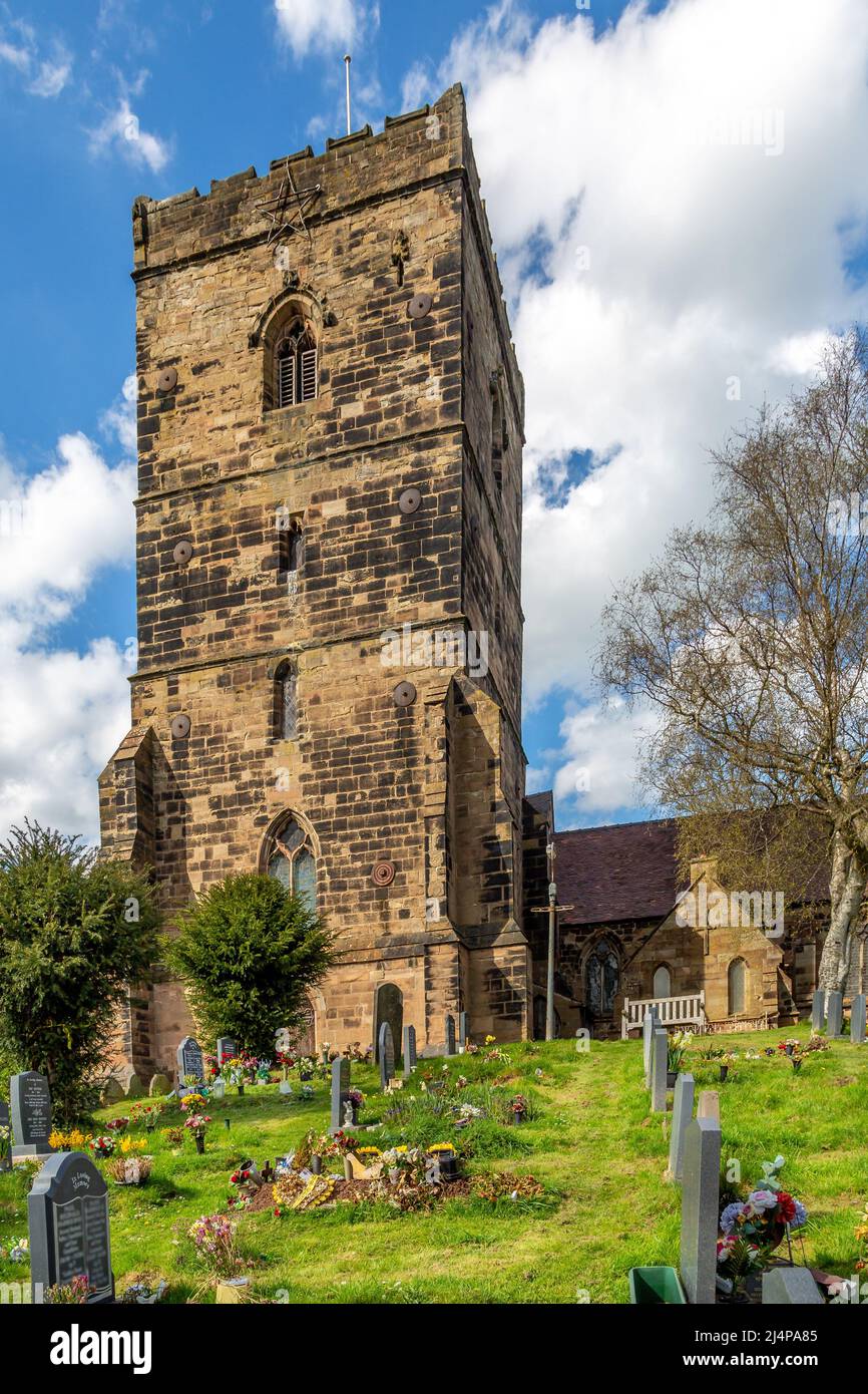 Chiesa di St. Augustine in Droitwich Spa, Worcestershire, Inghilterra. Foto Stock