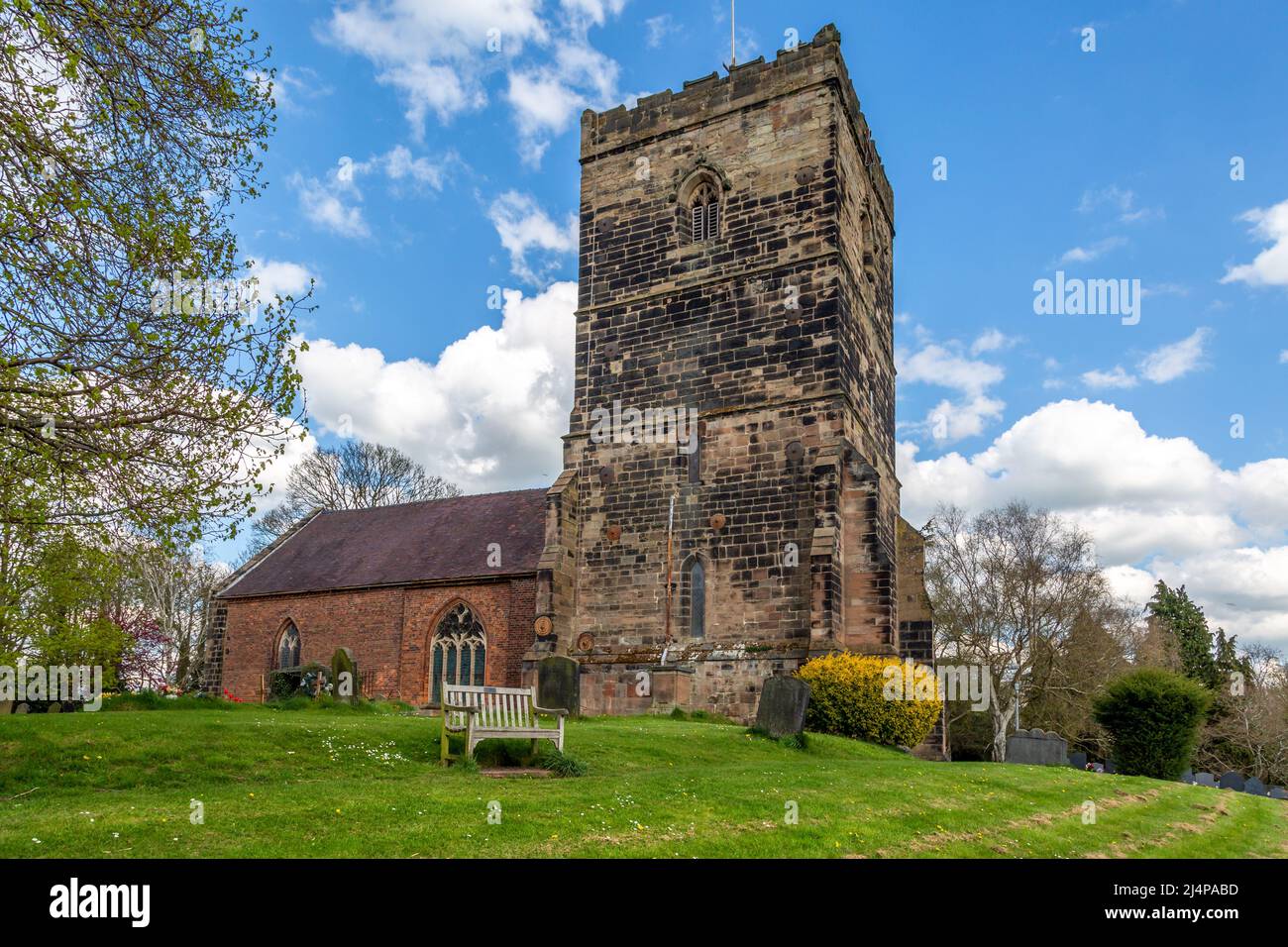 Chiesa di St. Augustine in Droitwich Spa, Worcestershire, Inghilterra. Foto Stock