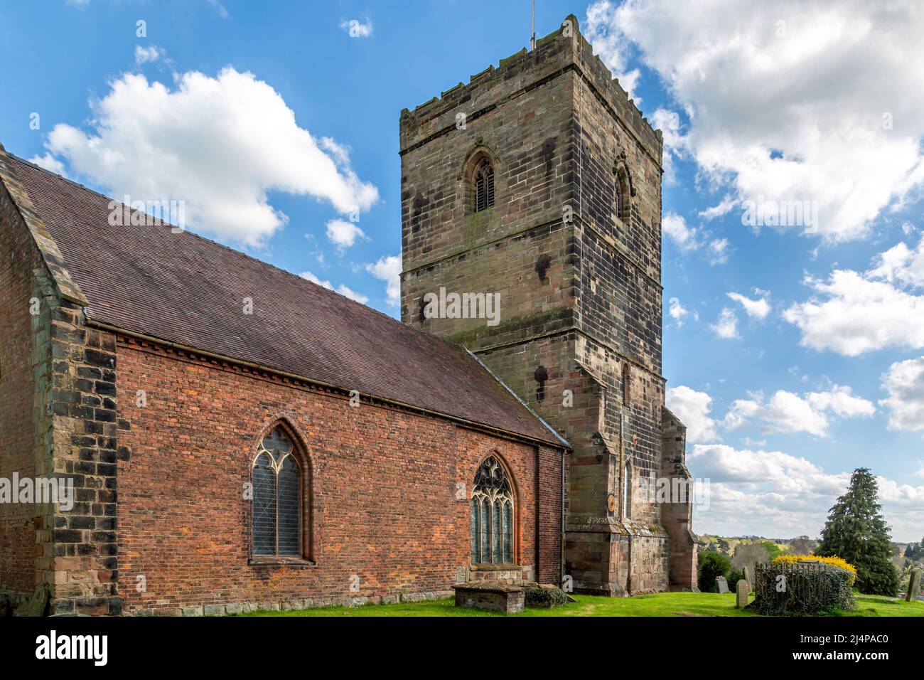 Chiesa di St. Augustine in Droitwich Spa, Worcestershire, Inghilterra. Foto Stock