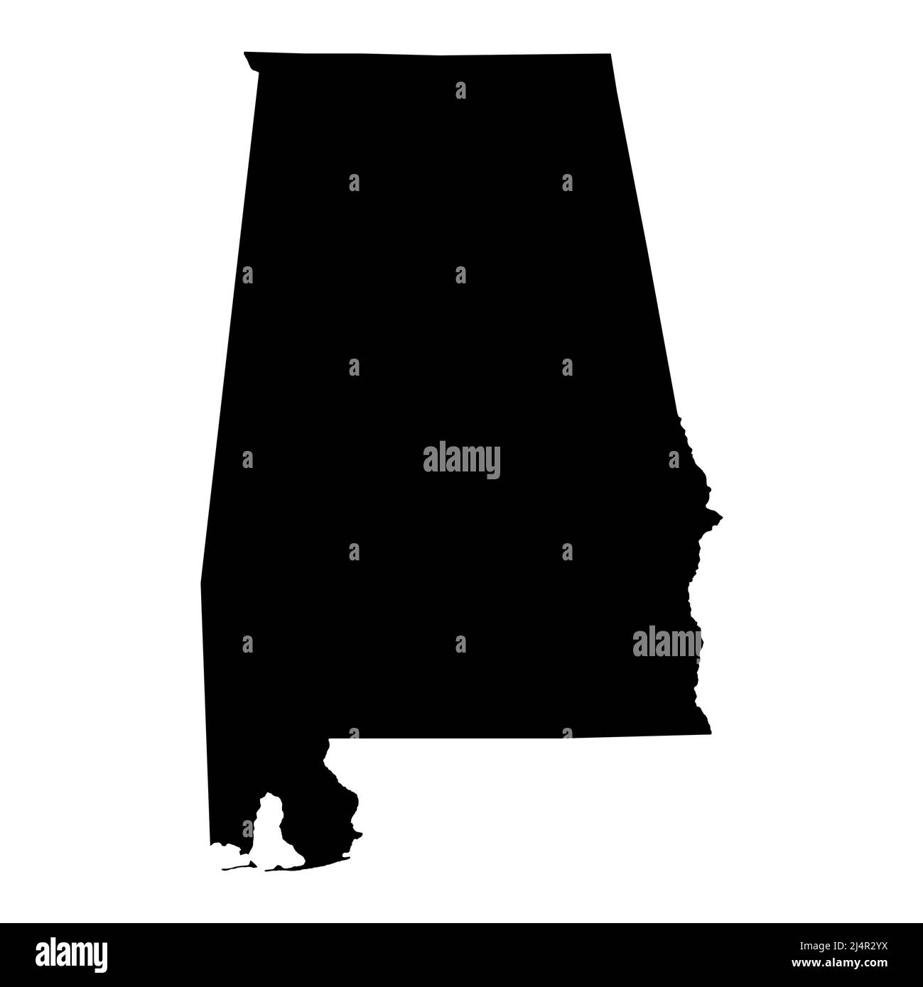 Alabama Shape, stati uniti d'america. Concetto piatto icona simbolo illustrazione vettore . Illustrazione Vettoriale