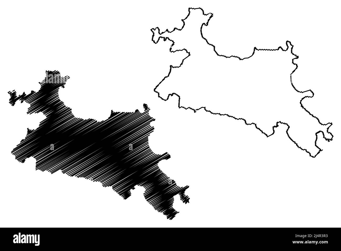 UKEREWE isola (Repubblica unita di Tanzania, Lago Victoria) mappa illustrazione vettoriale, schizza mappa Ukerewe Illustrazione Vettoriale