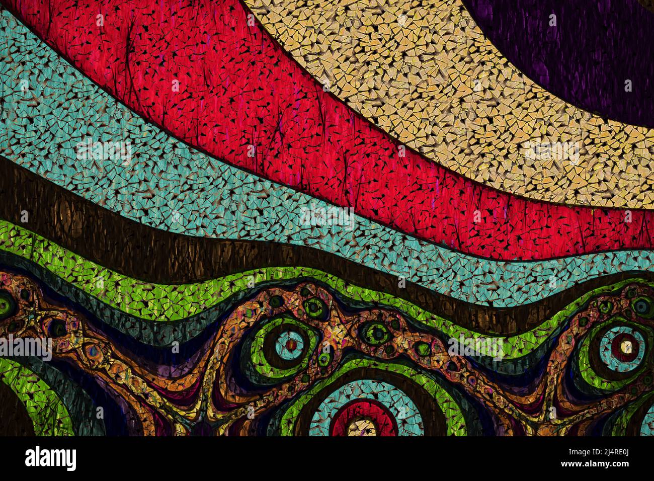 ARTE CONTEMPORANEA: Ocean Wave Foto Stock