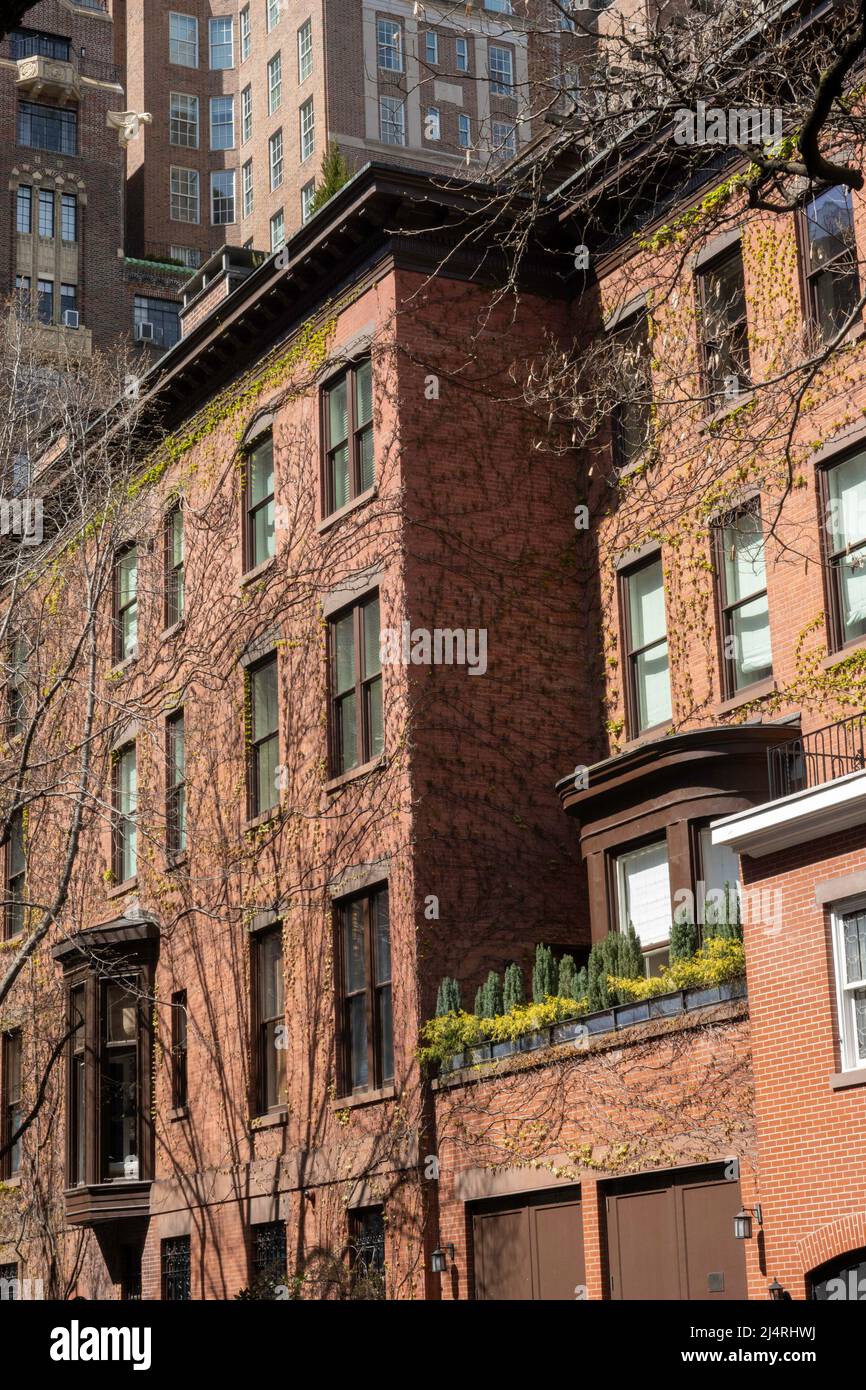 Residential Neighborhood, East 19th Street, NYC, USA, 2022 Foto Stock