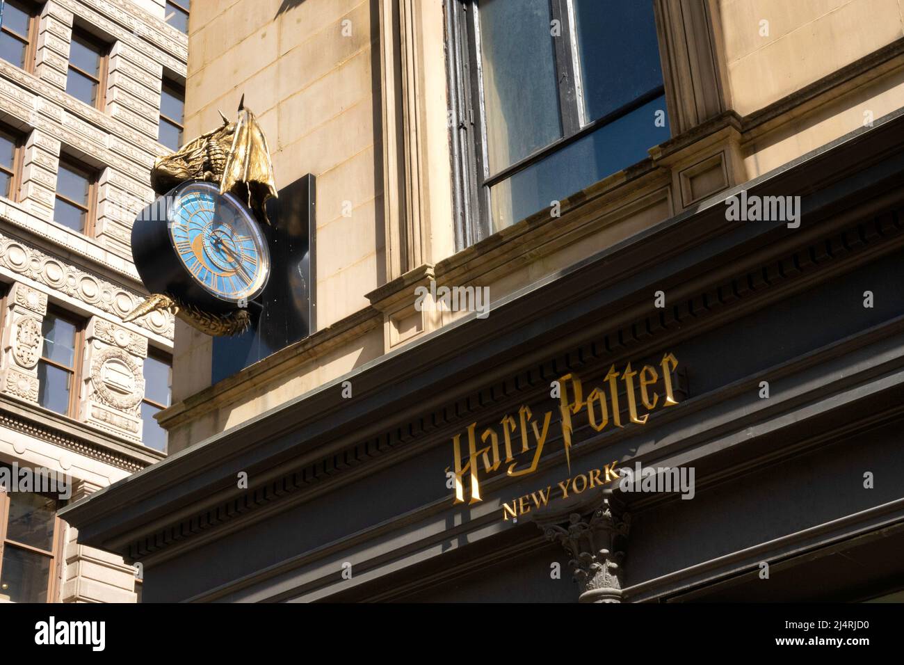 Harry Potter New York è un megastore situato nel distretto di Flatiron di New York City, USA 2022 Foto Stock