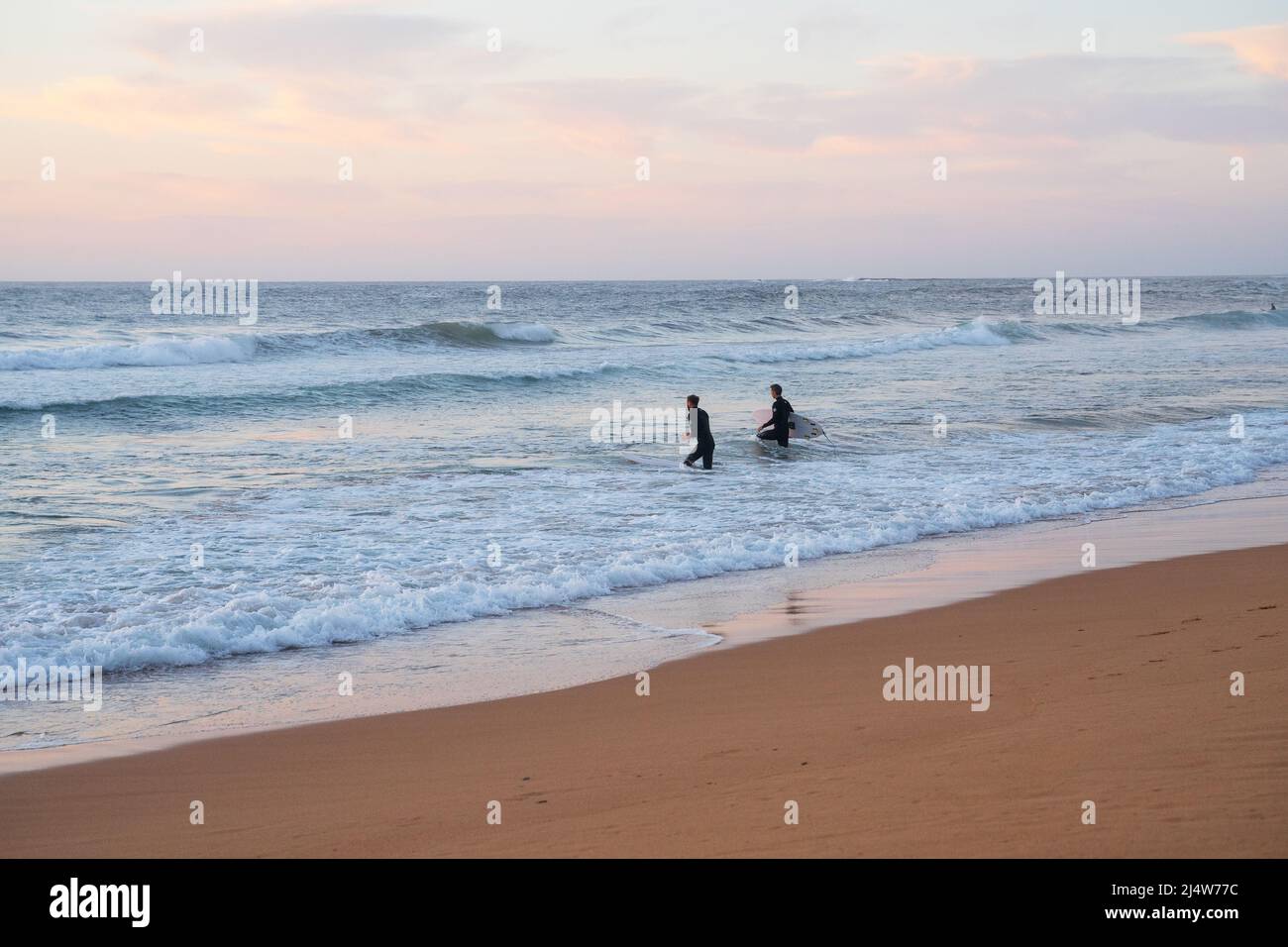 Sunrise in spiaggia Foto Stock