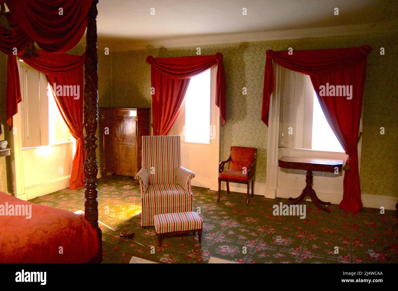 Interno della storica Morris Jumel Mansion a New York City Foto Stock