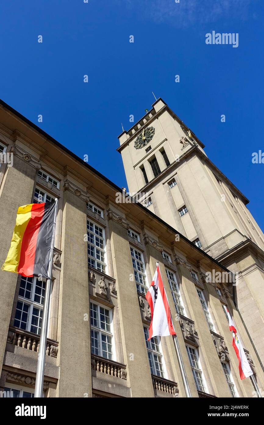 Municipio per il comune di Tempelhof-Schöneberg a Berlino Foto Stock