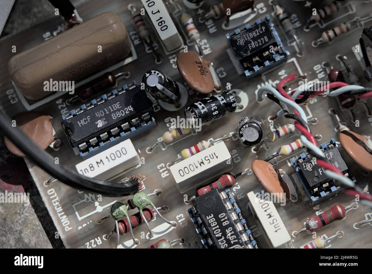 Elettronico 80 Foto Stock