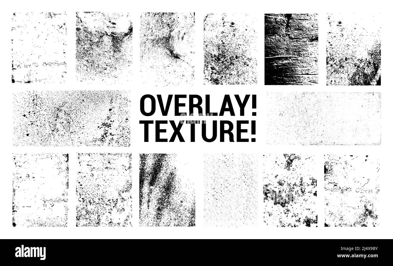 Texture grunge overlay per lo sfondo. Timbro texture mockup Illustrazione Vettoriale