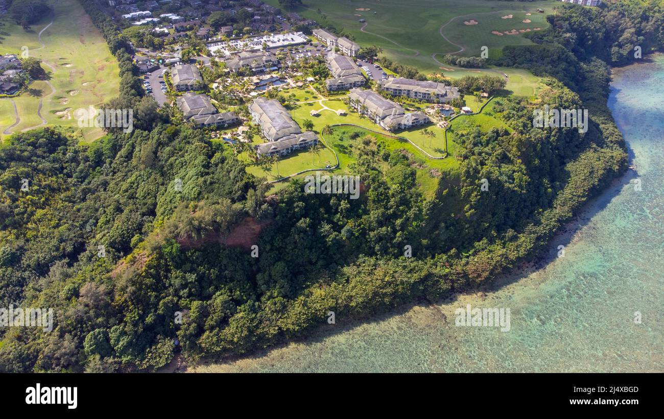 The Westin Princeville Ocean Resort Villas, Princeville, Hawaii, Stati Uniti Foto Stock