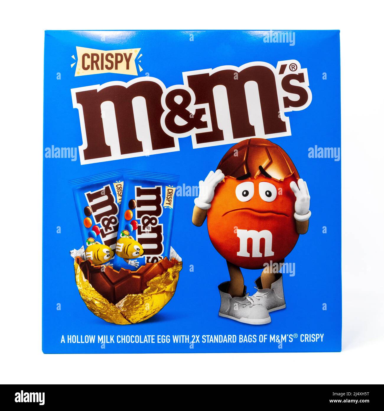 Cioccolato croccante M&M uovo di Pasqua grande Foto Stock