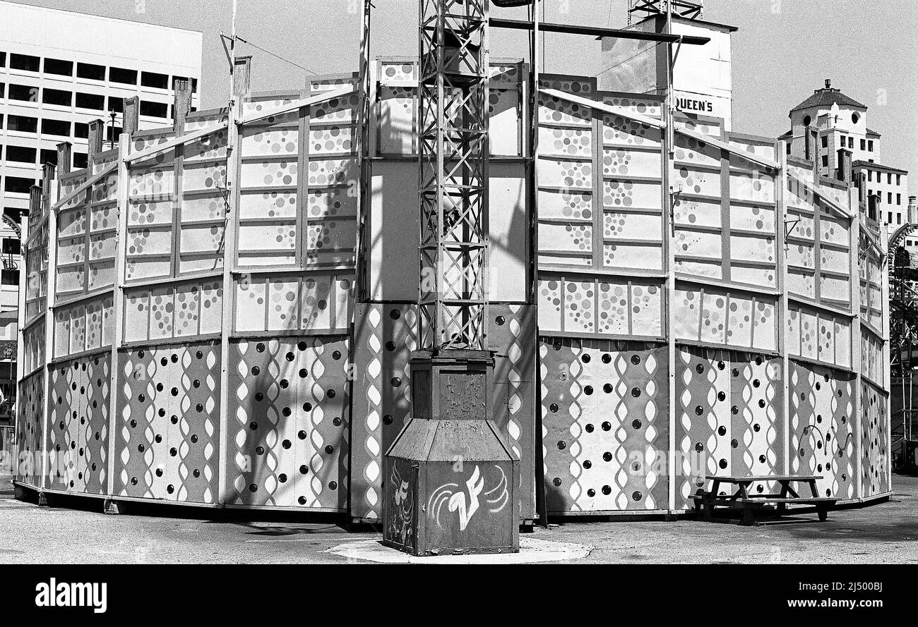 Giro con navetta dal parco divertimenti The Pike a Long Beach, California, Foto Stock