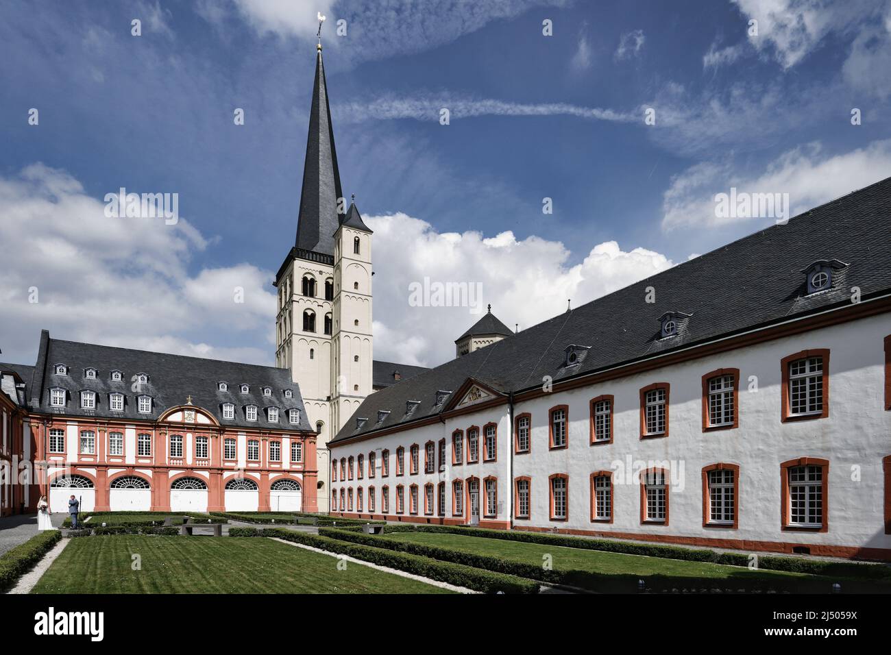 Abbazia di Brauweiler un ex monastero benedettino situato nelle vicinanze di colonia Foto Stock