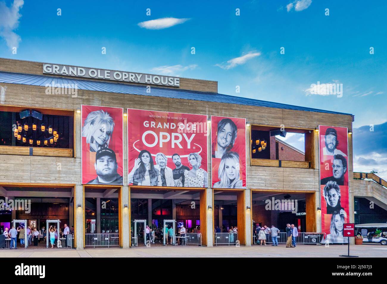 The Grand Ole Opry House, sede della musica country a Nashville, Tennessee. Foto Stock