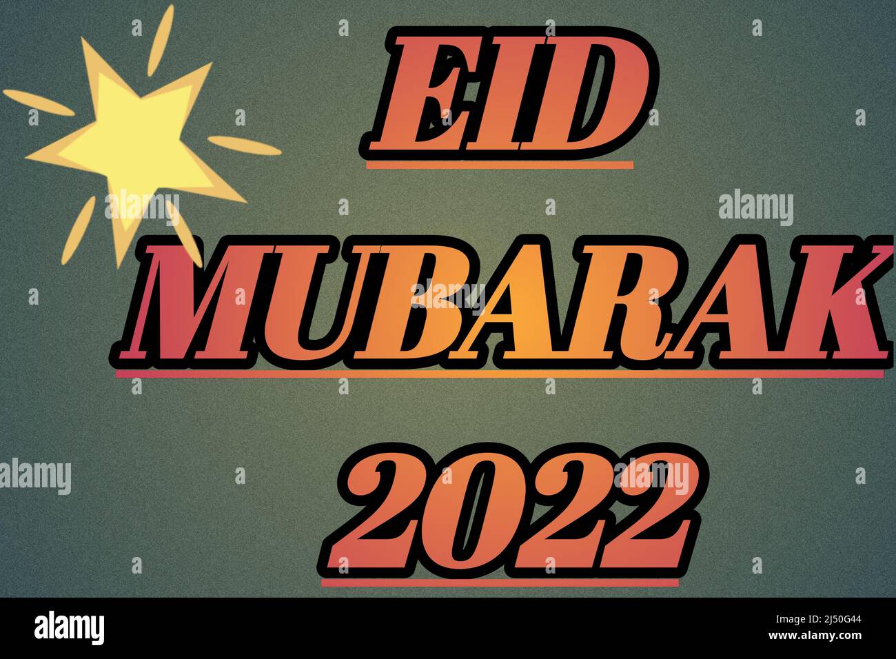 EID Mubarak cartolina Illustrazione, vettore cartoon Ramadan Kareem Ramazan che desidera per il festival islamico per banner, poster, sfondo, flyer, illu Foto Stock