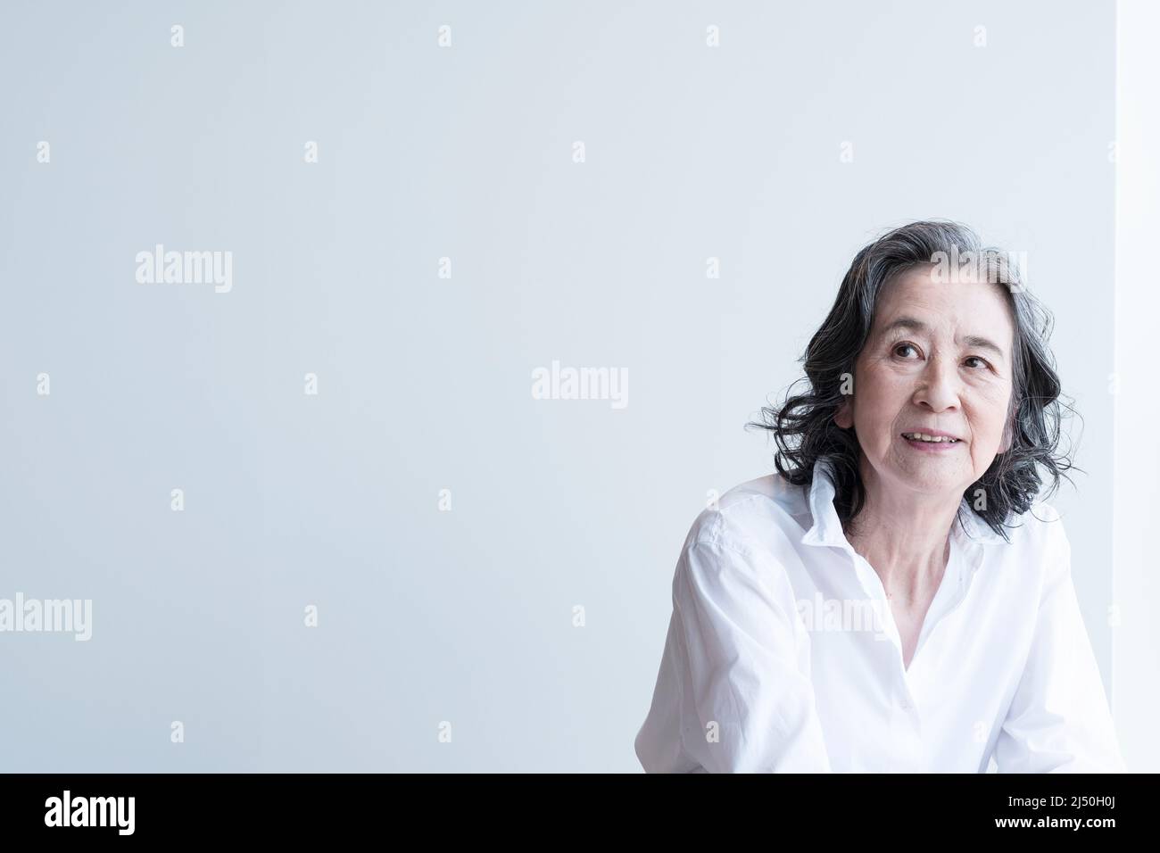 Sorridente Business donna Foto Stock