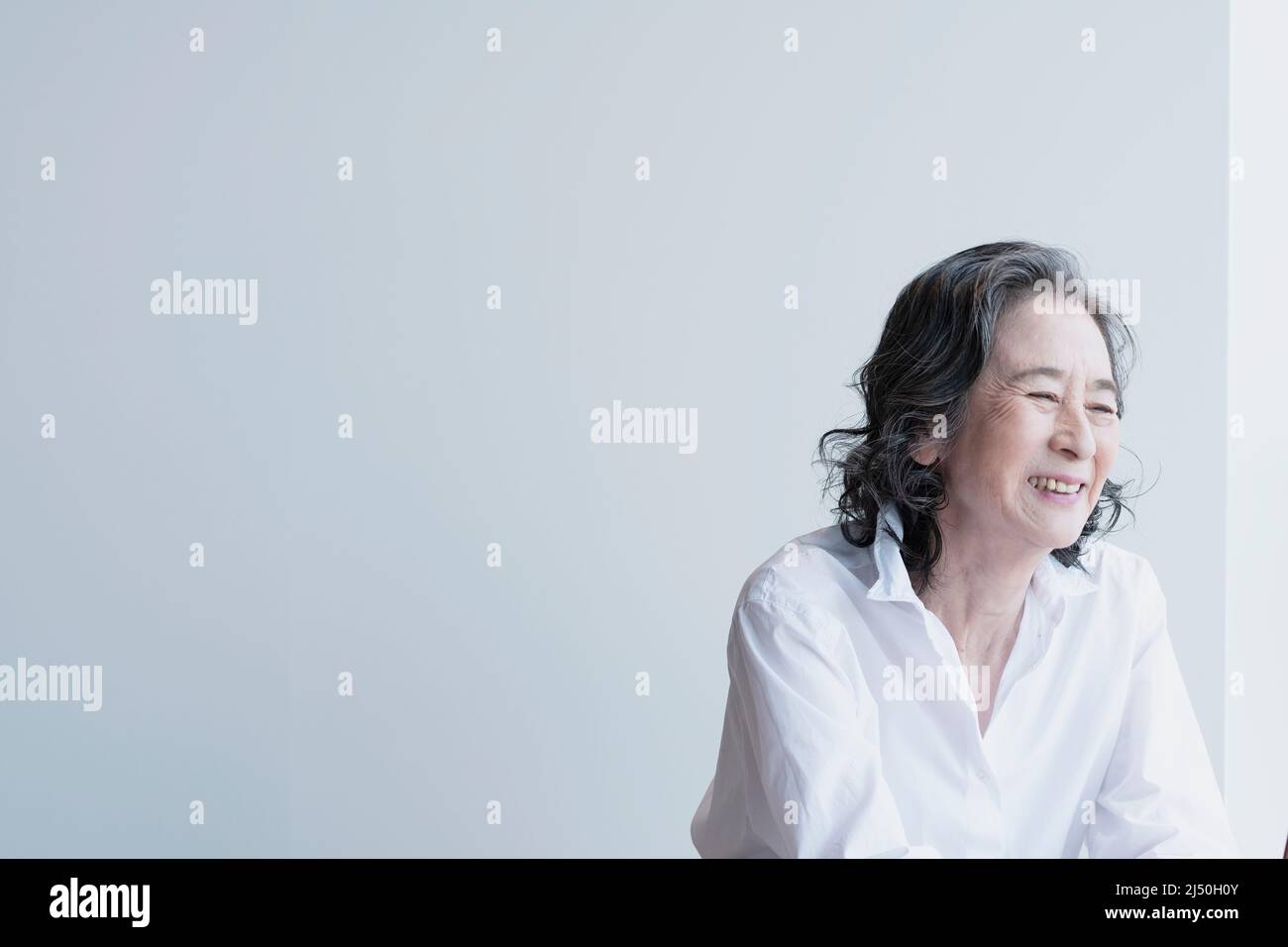 Sorridente Business donna Foto Stock