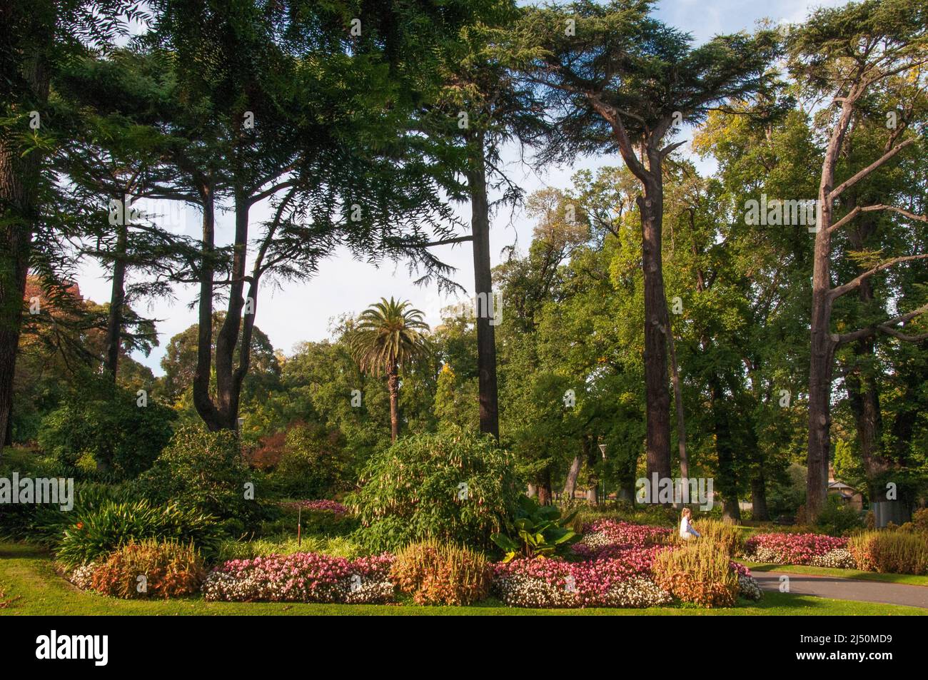 Fitzroy Gardens all'inizio dell'autunno 2022, Melbourne Foto Stock
