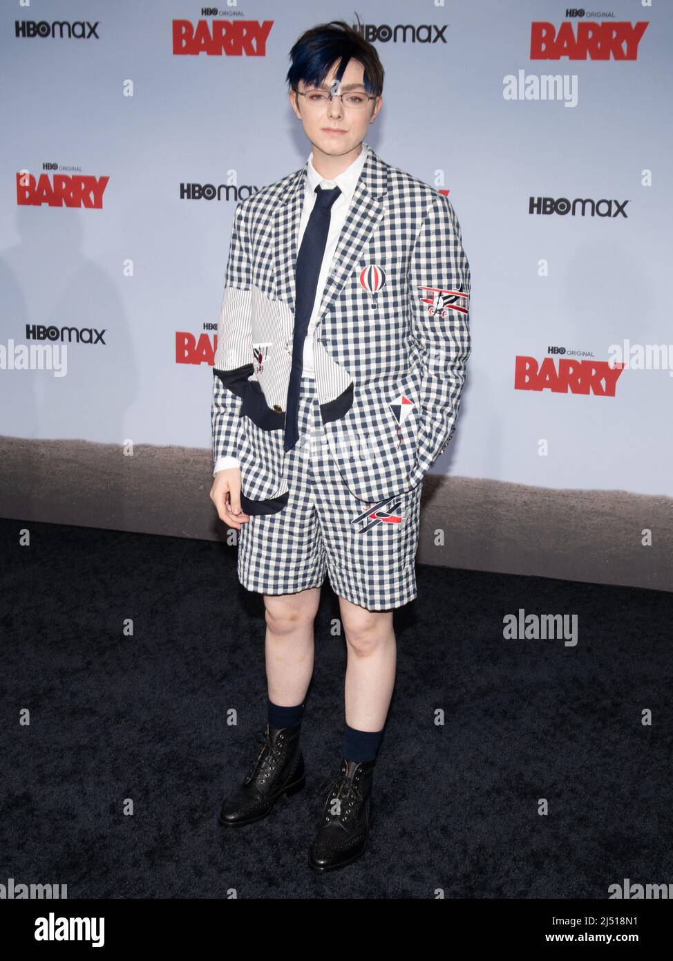 18 Aprile 2022 - Los Angeles, California - Elsie Fisher. Prima della stagione 3 di ''Barry'' di HBO. (Credit Image: © Billy Bennight/AdMedia via ZUMA Press Wire) Foto Stock