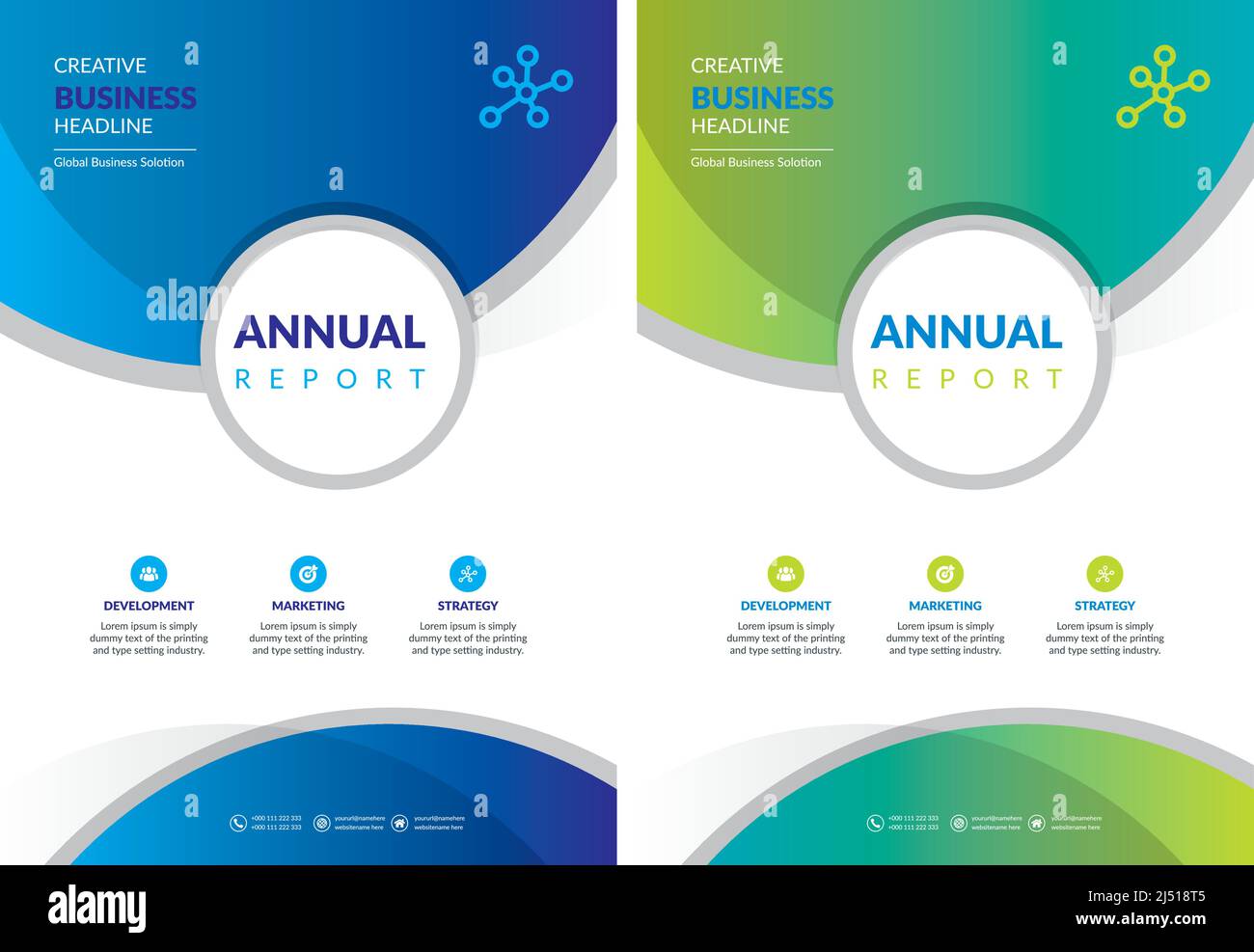 Modern Annual Report Catalog Cover Design Template dept to the flyer, brochure, catalogue, magazine, cover, opuscolo, presentazione, sito web, banner, ecc. Illustrazione Vettoriale