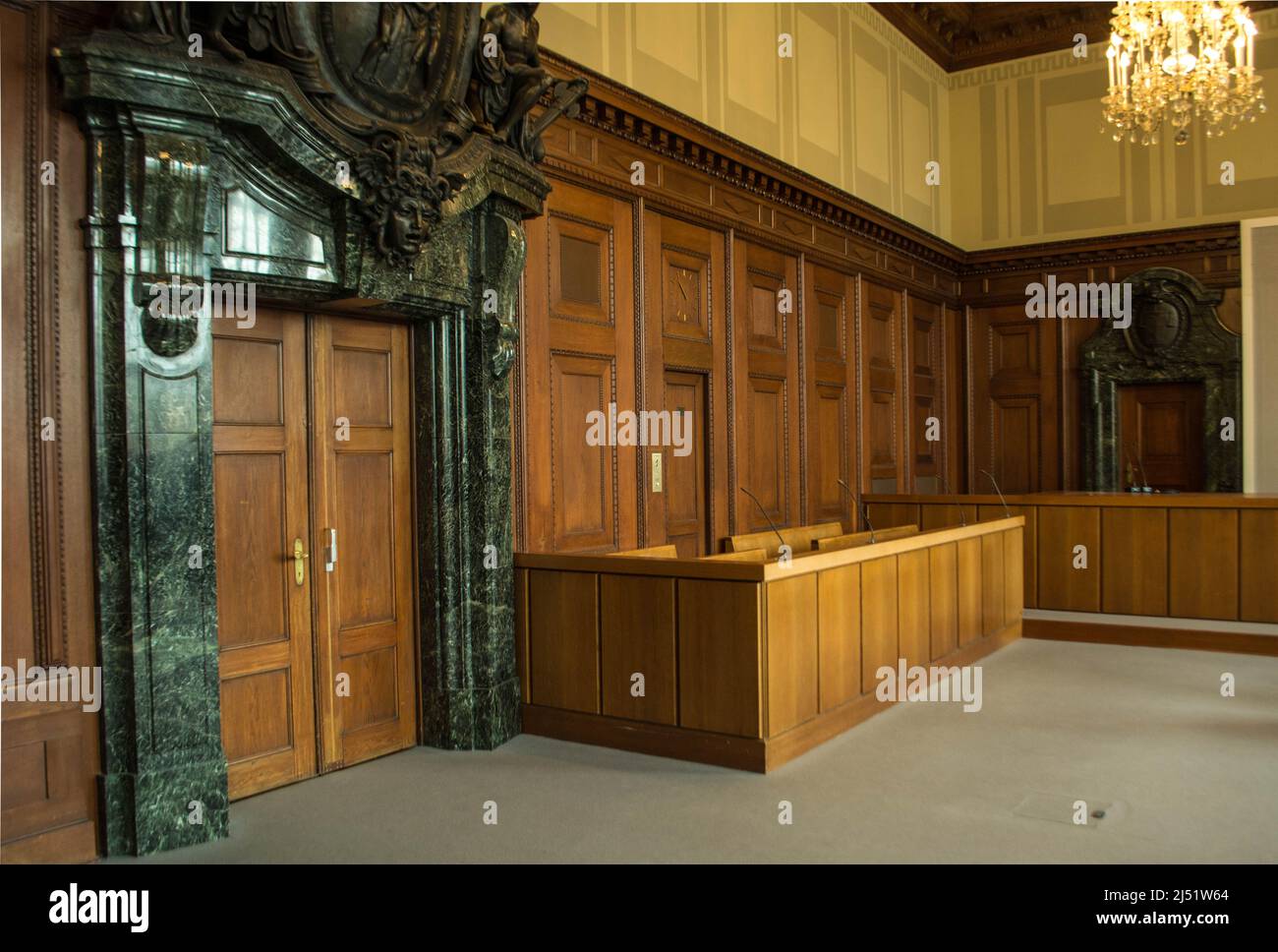 600, Memorium Norimberga Trials, Norimberga, Germania Foto Stock