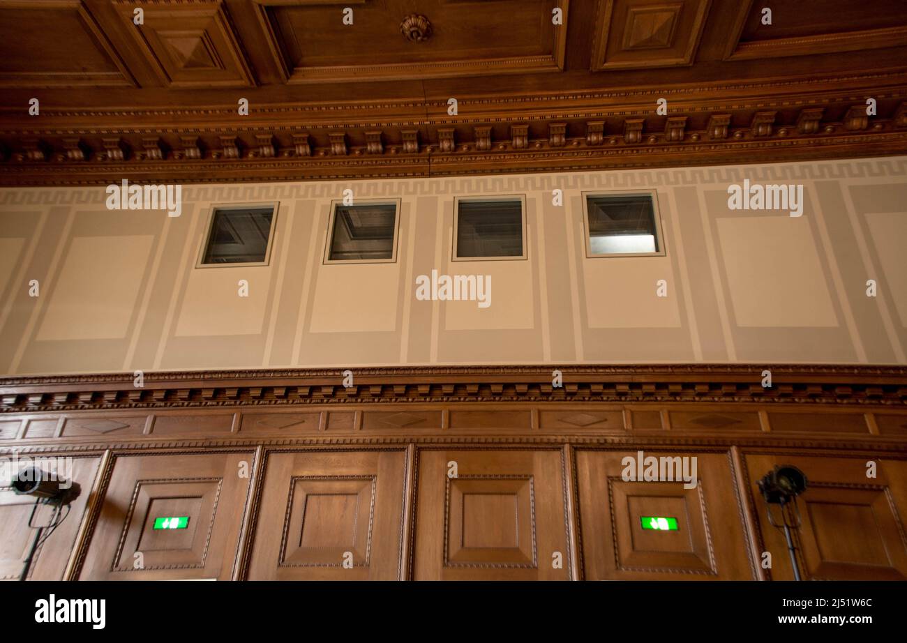 600, Memorium Norimberga Trials, Norimberga, Germania Foto Stock