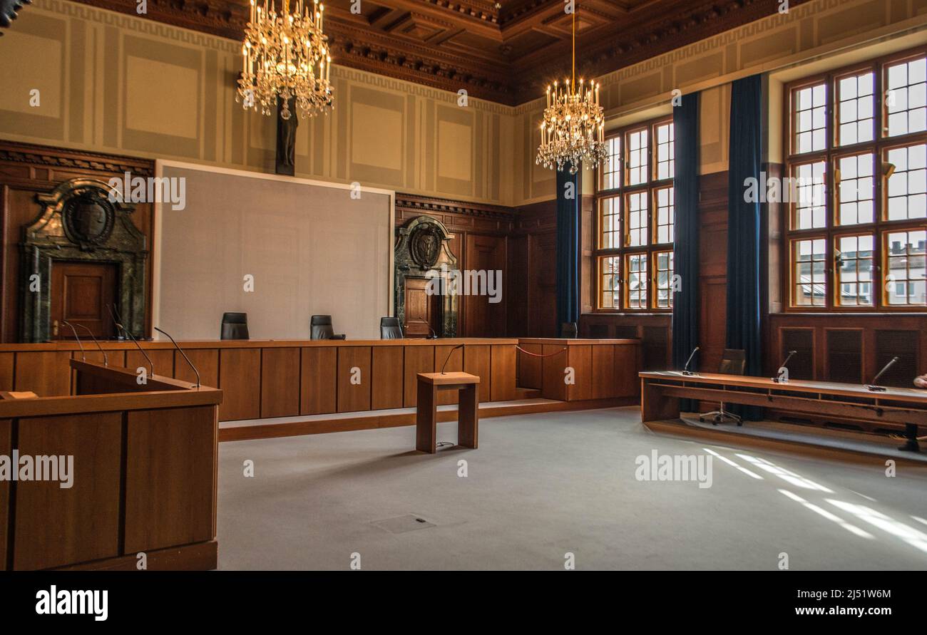 600, Memorium Norimberga Trials, Norimberga, Germania Foto Stock