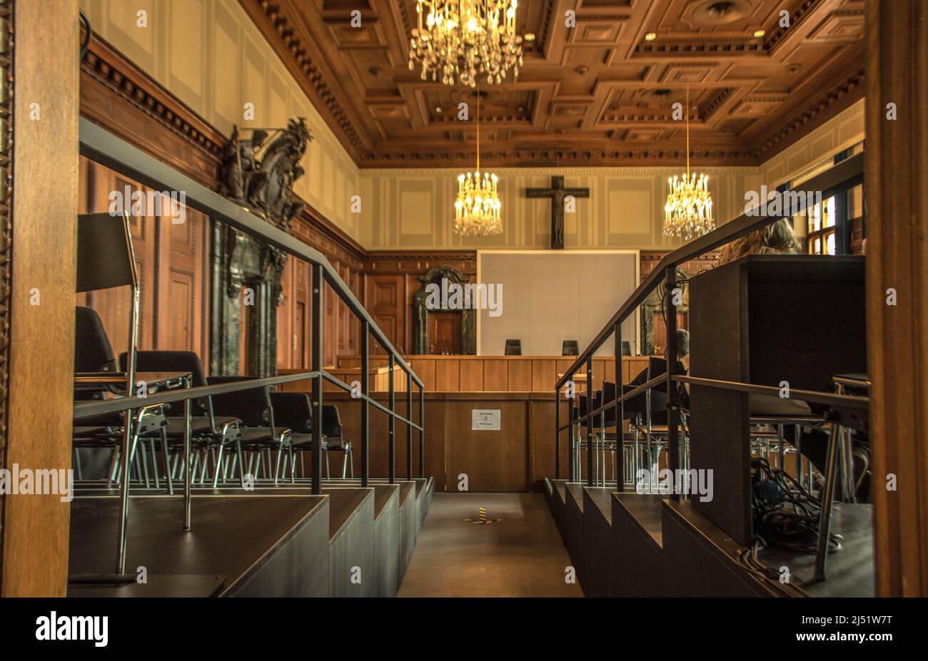 600, Memorium Norimberga Trials, Norimberga, Germania Foto Stock
