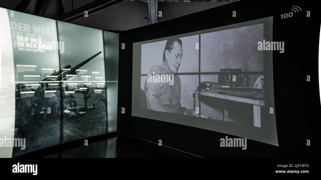 Hermann Goering, Memorium Norimberga Trials, Norimberga, Germania Foto Stock