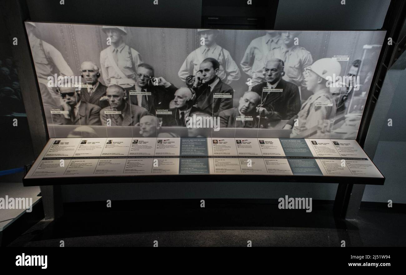 Albert Speer, Memorium Norimberga Trials, Norimberga, Germania Foto Stock