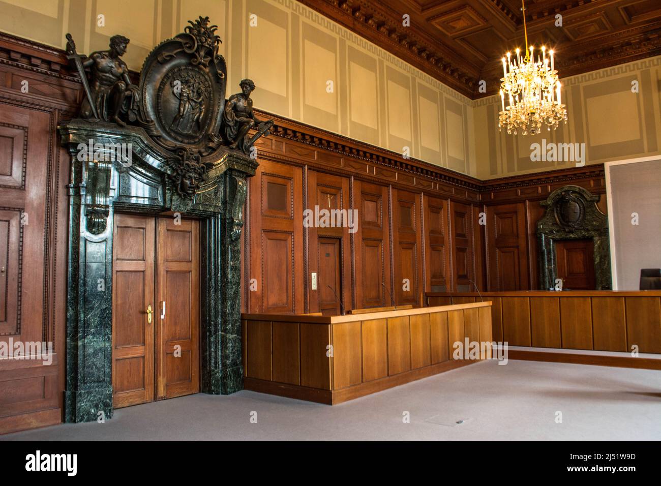 600, Memorium Norimberga Trials, Norimberga, Germania Foto Stock