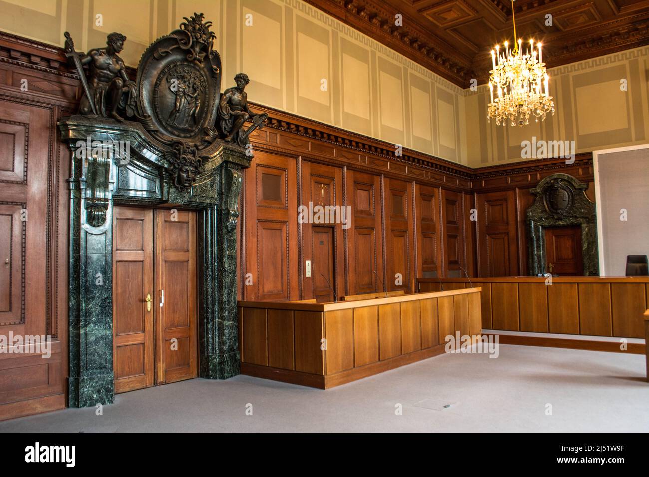 600, Memorium Norimberga Trials, Norimberga, Germania Foto Stock