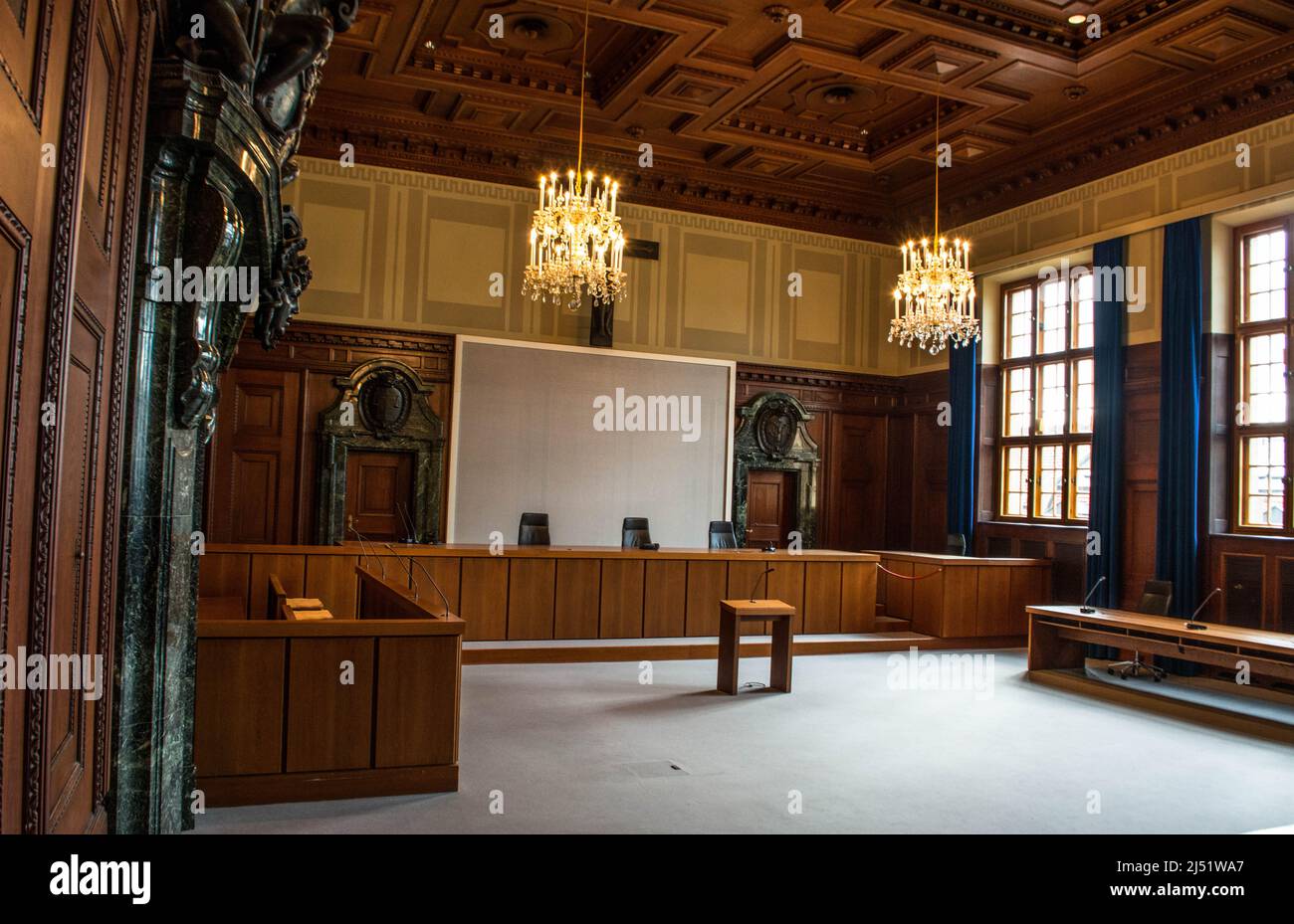 600, Memorium Norimberga Trials, Norimberga, Germania Foto Stock
