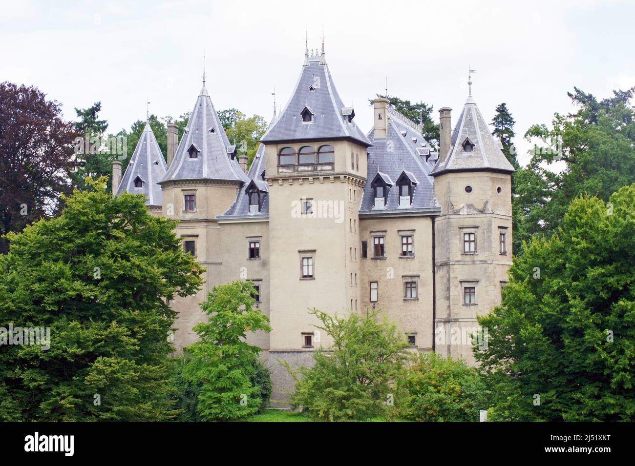 Polonia: Castello reale a Goluchow Foto Stock