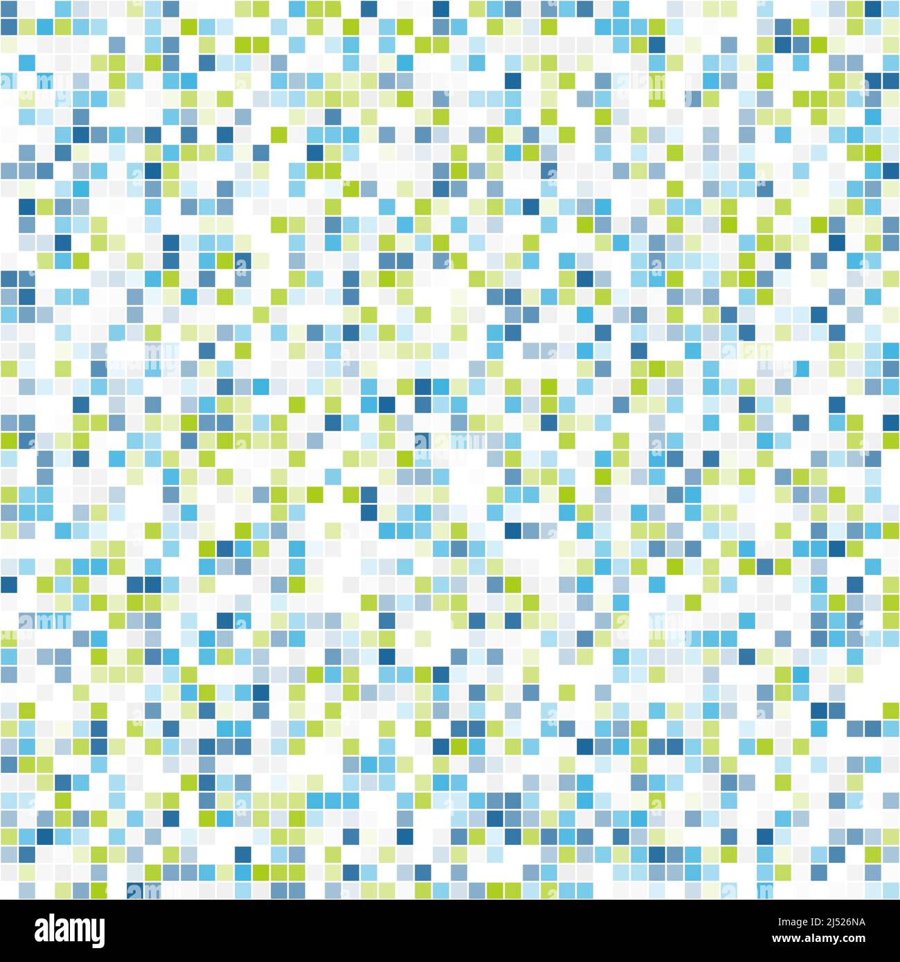 Mosaico sfondo pixel colorato senza giunture. Illustrazione vettoriale. Illustrazione Vettoriale