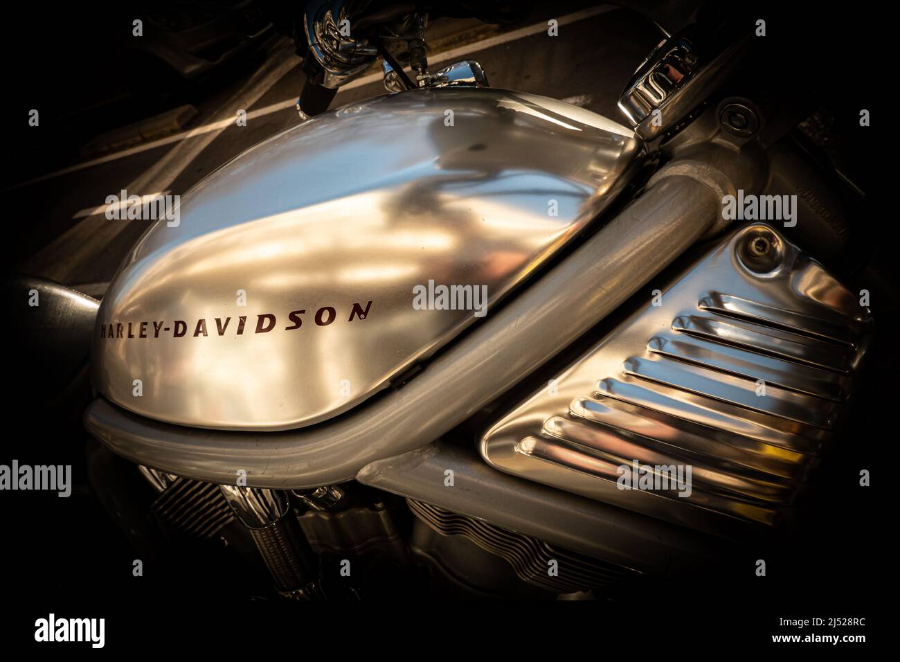 Harley davidson dettagli Foto Stock