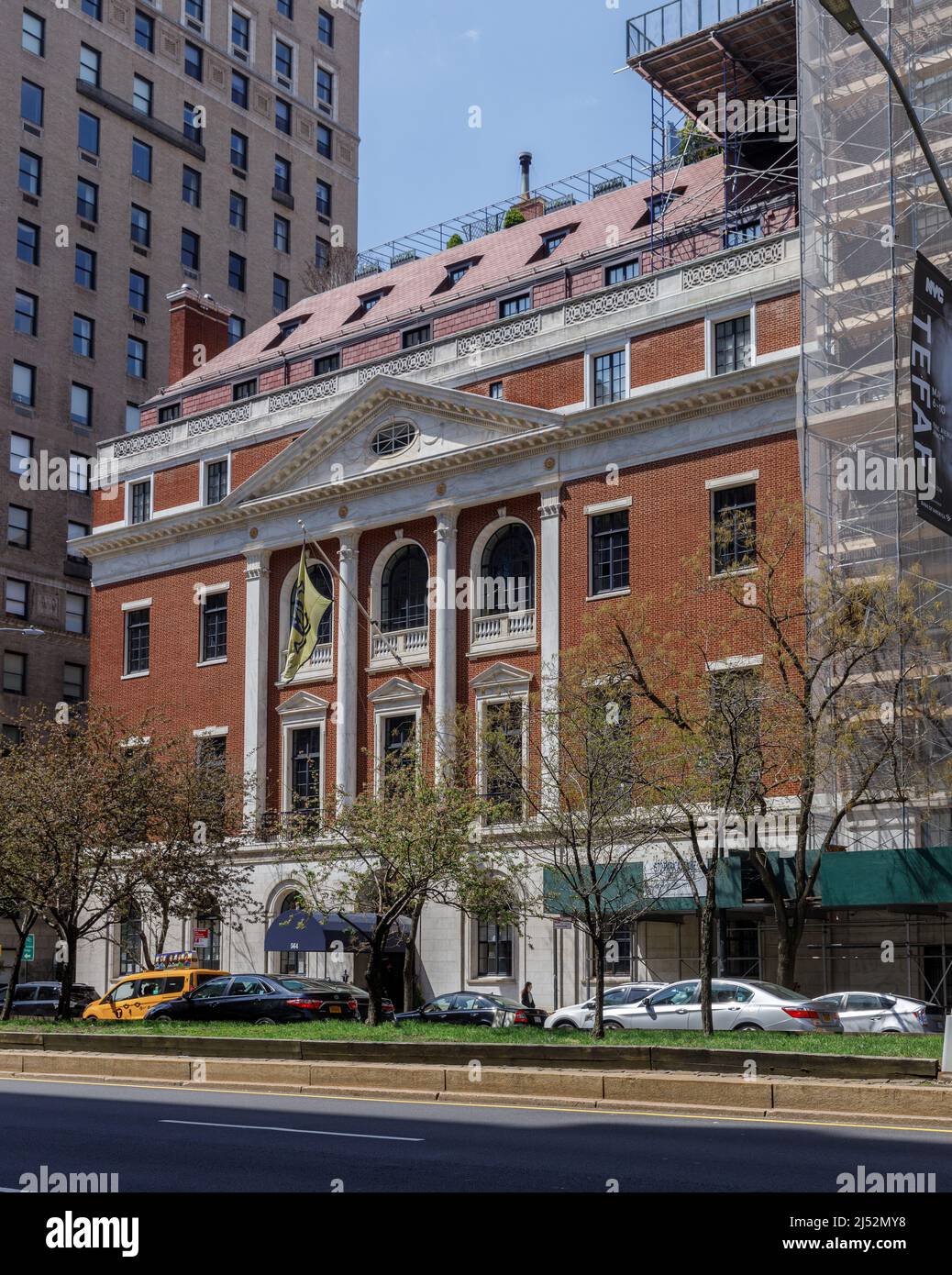 Il Colony Club, primo club sociale istituito da e per le donne, la loro seconda clubhouse, 1916. Upper East Side, New York, NY, USA. Foto Stock