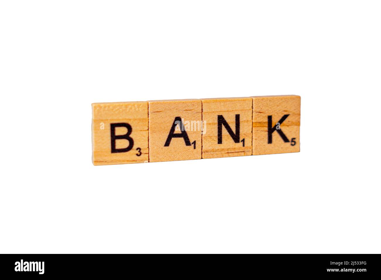 Dices and Letters Bank Raub Baviera Germania Foto Stock