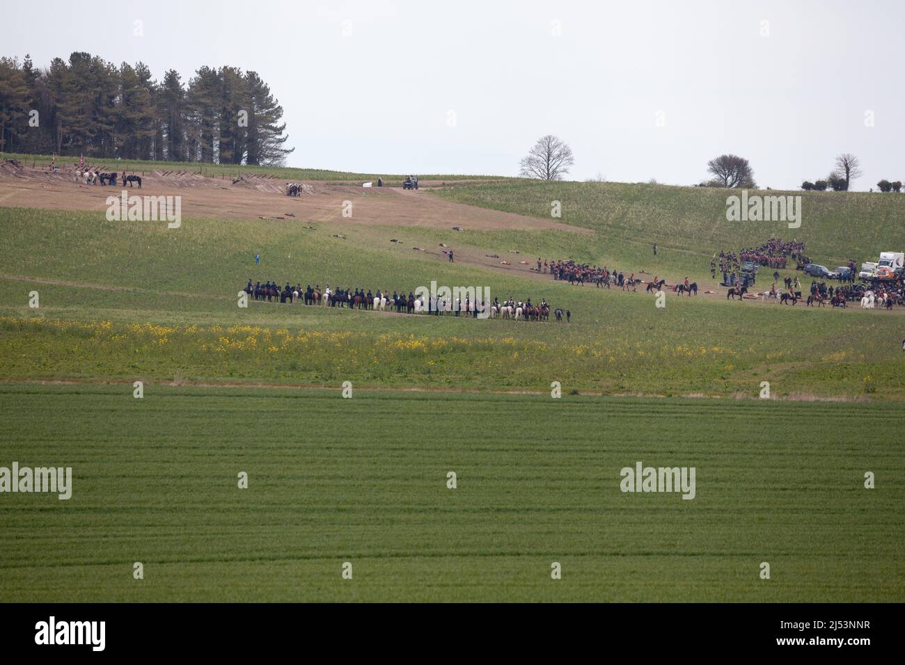 Set cinematografico Ridley Scotts Napoleone. Foto Stock