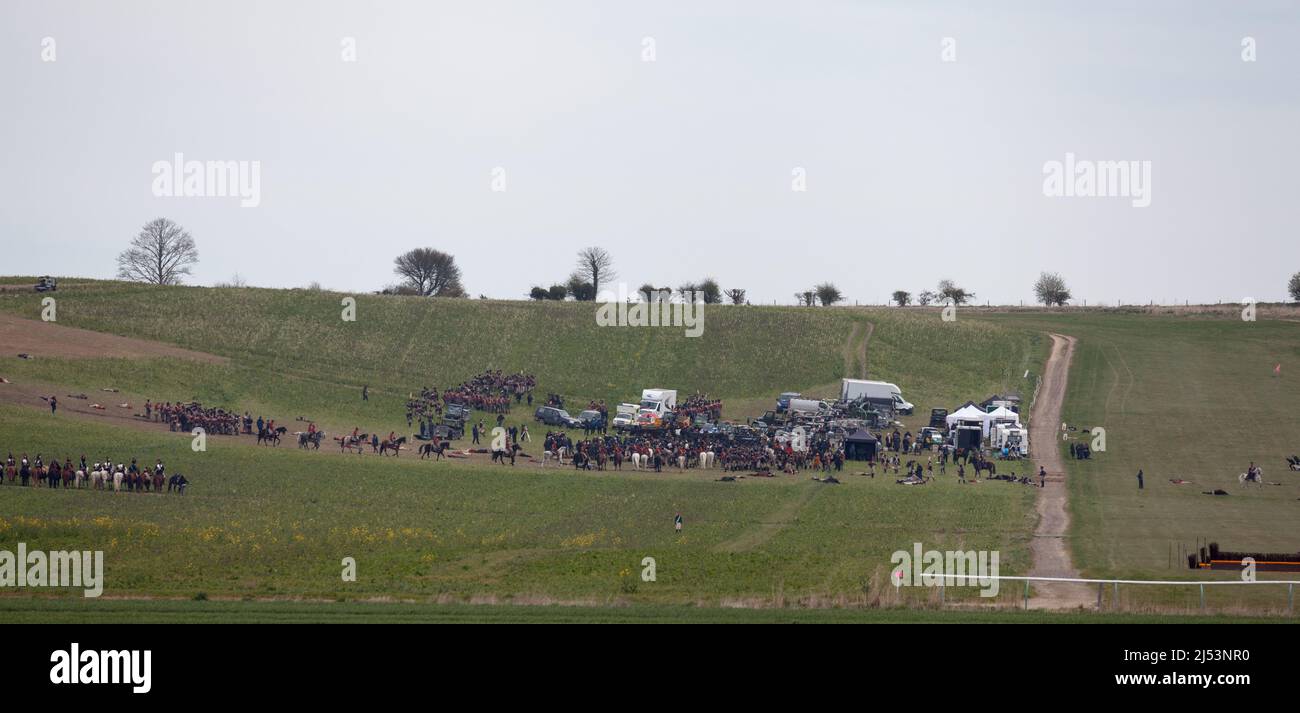 Set cinematografico Ridley Scotts Napoleone. Foto Stock