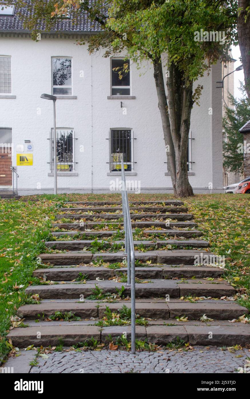 Aquisgrana Eilendorf: Weiße Schule Foto Stock