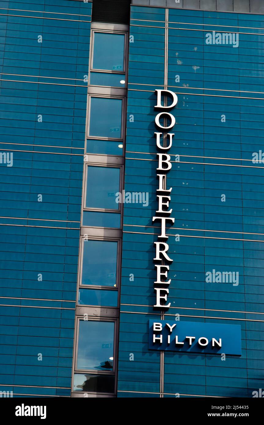 Double Tree by Hilton Hotel, Manchester, Inghilterra Foto Stock
