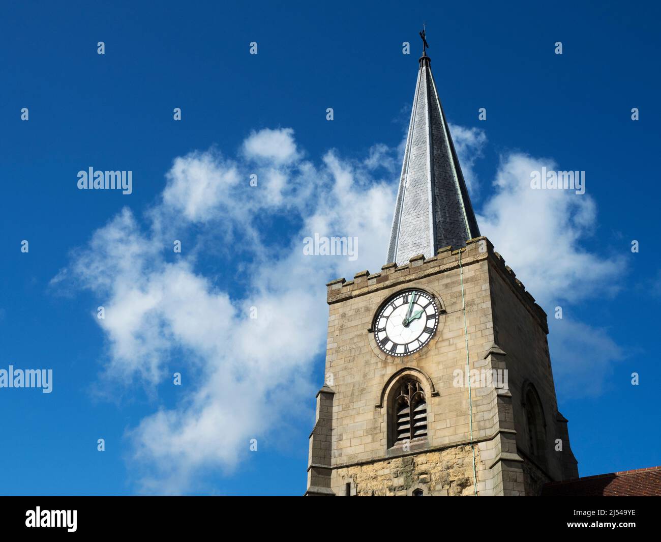 Chiesa cattolica romana di St Leonard e St Mary un edificio di grado II* elencato nel Malton North Yorkshire Inghilterra Foto Stock