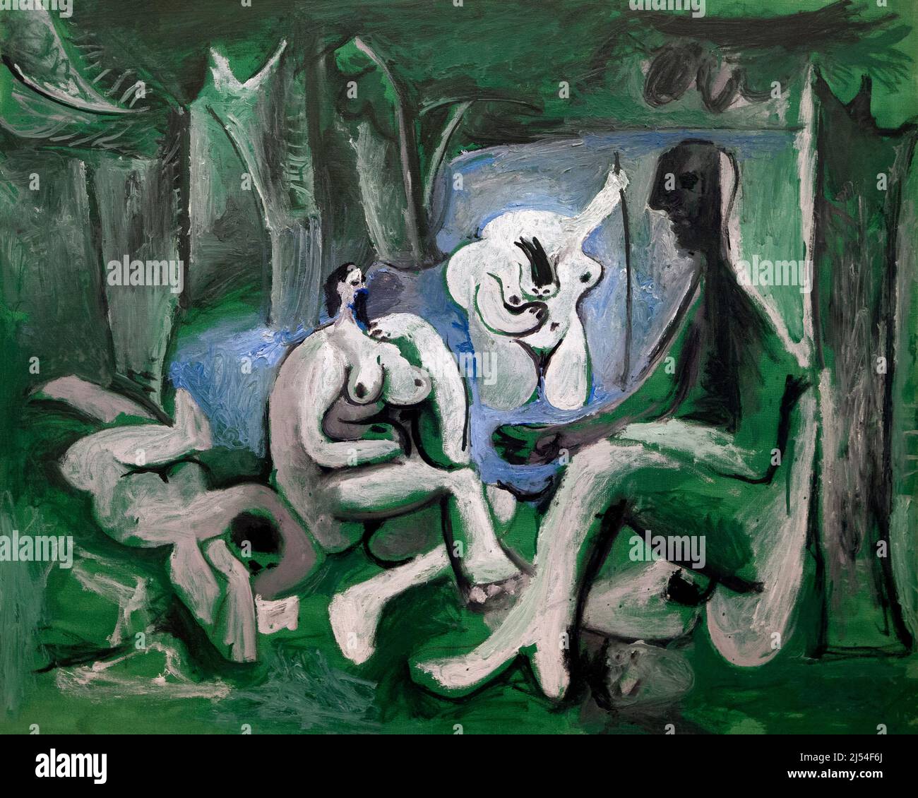 Il pranzo sul Grass, dopo Manet, le dejeuner sur l'Herbe, d'apres Manet, Pablo Picasso, 1961, Musee Picasso, Parigi, Francia, Europa Foto Stock