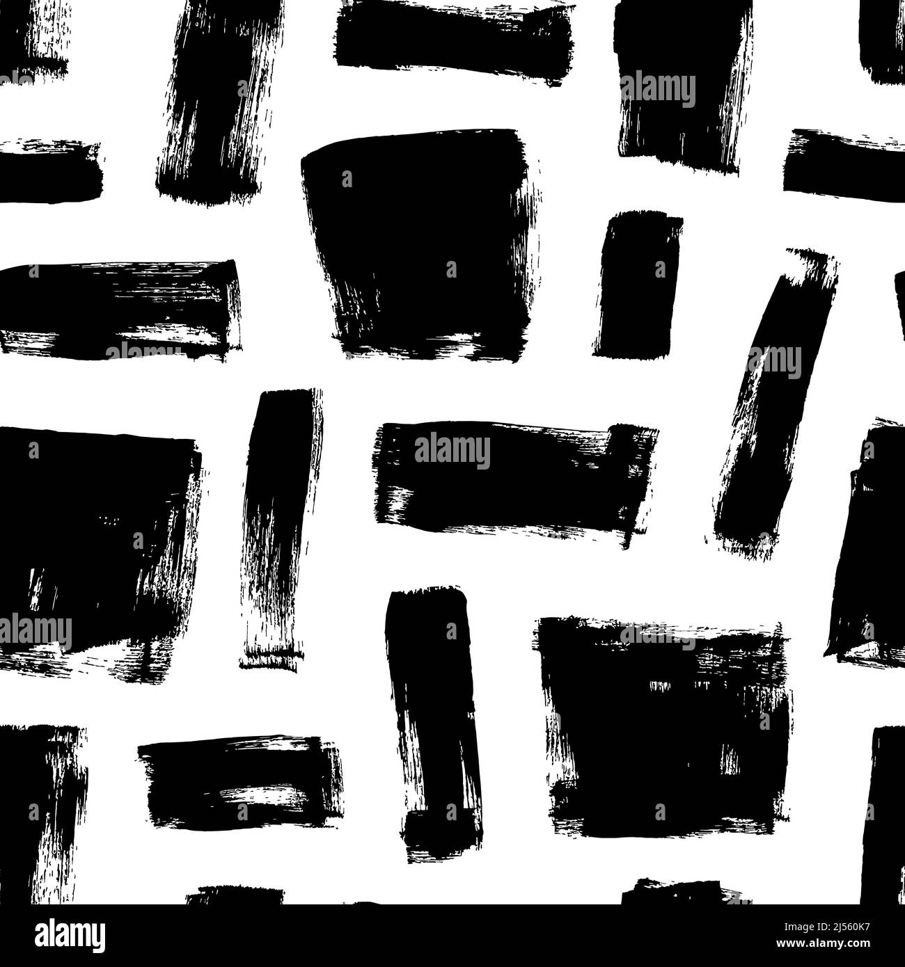 Grunge astratto quadrati e linee ripetizione senza giunture Illustrazione Vettoriale