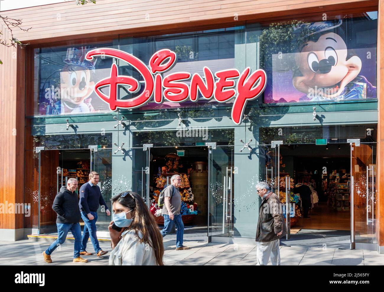Il negozio Disney su Oxford Street, Londra, Regno Unito Foto Stock