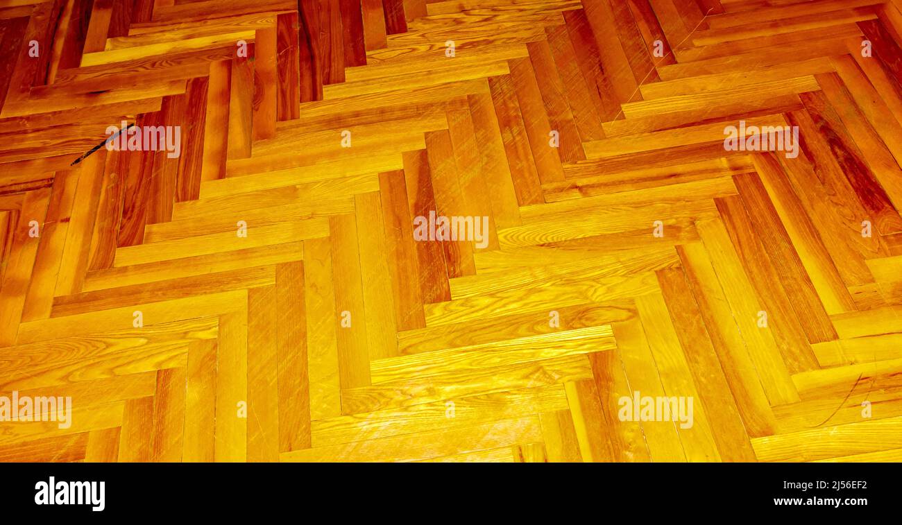 Legno, parquet, materiale naturale, faggio. Background per design e presentazioni. Foto Stock