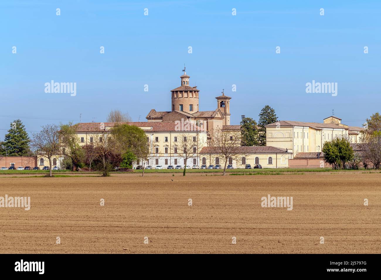 L'antica Certosa di San Girolamo, meglio conosciuta come la Certosa di Parma Foto Stock