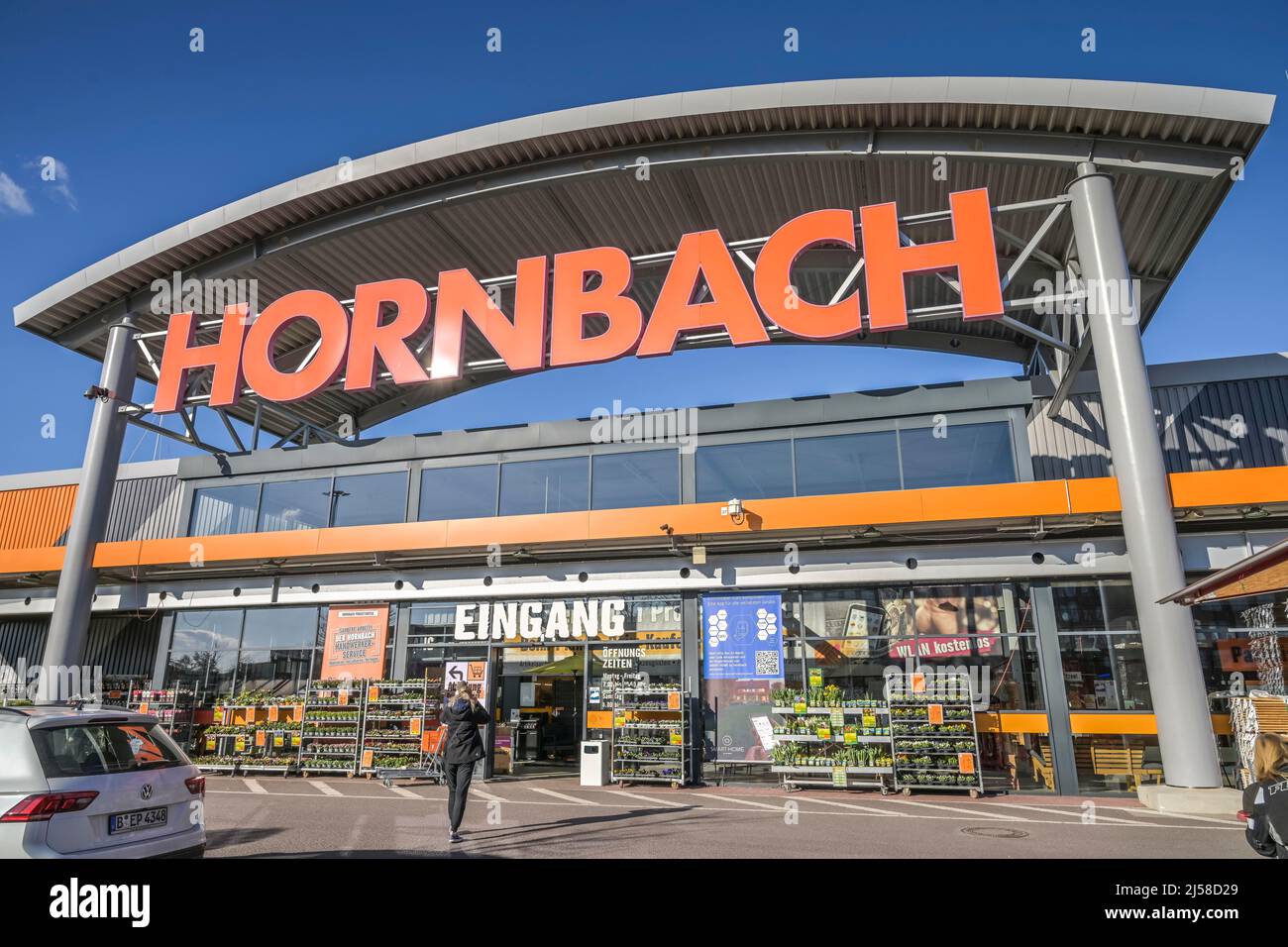 Baumarkt Hornbach, Grossbeerenstrasse, Mariendorf, Tempelhof-Schoeneberg, Berlino, Germania Foto Stock